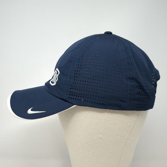 Allianz Strapback Baseball Cap Blue One Size Adjustable 6 Panel Nike Golf - Picture 3 of 10